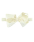 RuffleButts Girls Ivory Bow Headband - One Size...