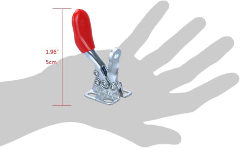 E-TING New 4PCS Hand Tool Toggle Clamp 201A Antislip Red Horizontal Clamp 201-A...