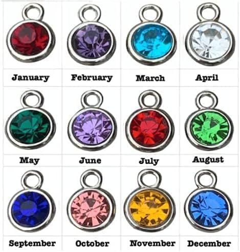 Birthstone Charm Bracelet & Bangle - Women's Jewelry...