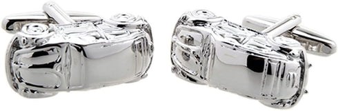 Iconic Car Auto Racing Race Beetle Pair Cufflinks in a Presentation Gift Box & Polishing Cloth...