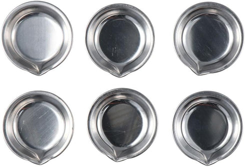 12Pcs Paint Palette for DIY Art Craft Painting, Stainless Steel Mini Metal Paint Tray Pigment Mixing Plate Painting Supplies...