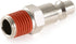 Industrial Air Plug, 1/4" Body Size, 3/8" NPT Male Pneumatic Plugs, Air Compressor Accessories Fittings(10-PACK)...