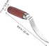 Stainless Steel Coconut Tool, 2 PCS with Durable Wooden Handle...