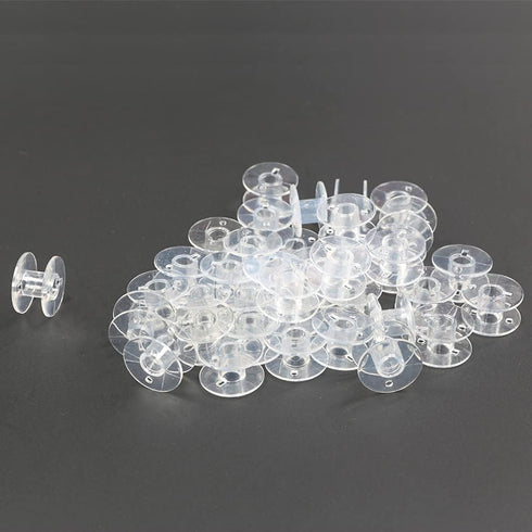 Hekisn Sewing Machine and Embroidery Bobbins, SA156 Bobbins for Brother, Class 15 Transparent Sewing Bobbins (30 Pack)...