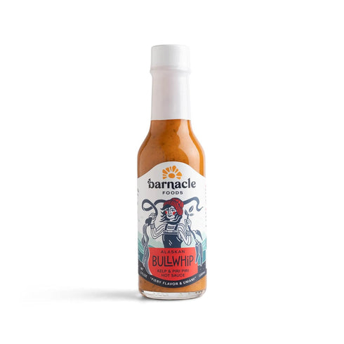 Barnacle Foods Bullwhip Kelp Hot Sauce | Made in Alaska | Delicious Savory Umami Flavor & Medium Heat | Superfood with Vitamins & Minerals | Great...