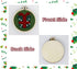 Highkick Christmas Embroidery Kits for Beginners, 6 Mini Craft Gift Kit for Kids, Santa, Snowflake, Christmas Tree......