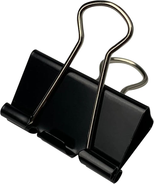 40Pcs Medium Binder Clips, 1.25 inch(32mm), Paper Clamps Medium Size for Office Supplies, Black...