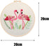 YANCAIYUNL Embroidery Kit for Beginners Flamingo Cross Stitch Embroidery Starter Kit DIY Handmade Needlework for Adults Beginner Tool Kit...