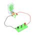 PATIKIL DIY Generator Motors Set, 2 Set Mini Hand Generator Motor Assemble Kit with Bulb Holder Box Hand Cranked Power Generator Science for LED L...