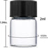 2ml Clear Small Glass Vials 100pcs with Screw Caps(100pcs)...