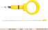 Engine Oil Level Indicator Dipstick Compatible with 2005 2006 2007 2008 Chrysler 300 Dodge Charger Magnum with 5.7L HEMI Rear Wheel Drive RWD 917-...