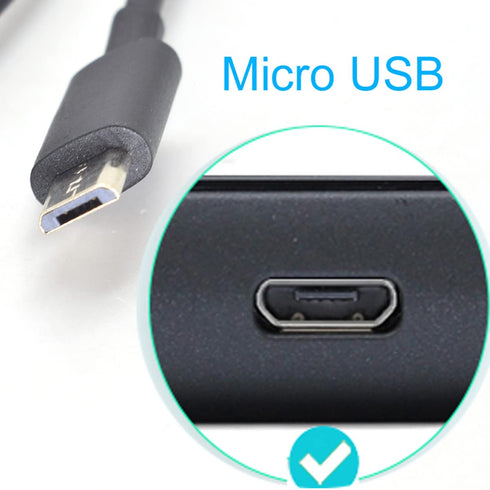 5PCS Micro USB Cable 2 Wire USB Pigtail Cable Micro USB Male to Open-end Cable 30cm 12inch 22AWG 5V 3A DIY Power Charge Cable W/Quick Wire Cable C...