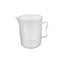 Othmro Measuring Cup 1000ml pp Plastic Graduated Beaker Clear with Handle for Lab Kitchen Liquids 1pcs...