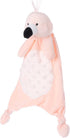 Apricot Lamb Stuffed Animals Security Blanket Pink Flamingo Infant Nursery Character Blanket Luxury Snuggler Plush 12 Inches...