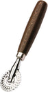 Tredoni 1.6" Pastry Wheel - Dough Stamp Cutter/Crimper, Pasta/Ravioli/Pie Maker, 4cm Stainless Steel Wheel Wooden Handle...