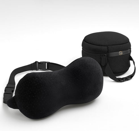 Car Neck Pillow for Driving - Memory Foam Headrest Pillow with Easy-to-Carry Portable Bag - Compact Multi Purpose Travel Pillow - Machine Washable...
