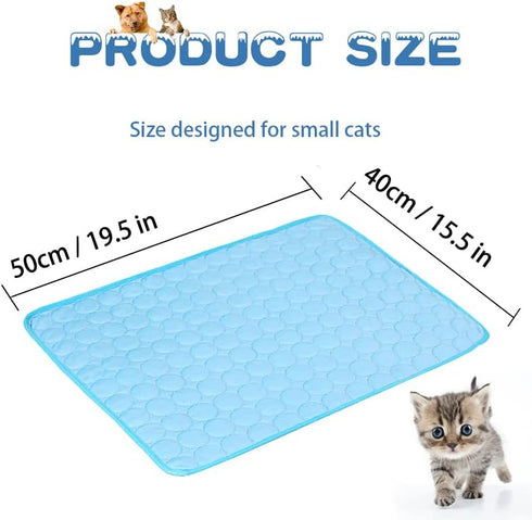 MICROCOSMOS Summer Cooling Mat & Sleeping Pad- Water Absorption Top, Materials Safe, Easy Carry, EZ Clean. Keep Cooling for Pets, Kids and Adults....