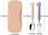 2 Cartoon Toddler Utensil Sets, Kid Spoon and Fork Set, Stainless Steel Toddler Safe Silverware Set for Children Self-Feeding with Travel Carrying...
