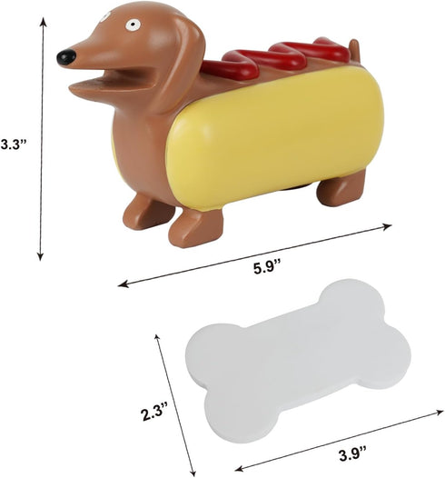 Sticky Notes Holder,Dachshund Note Dispenser,includes 60 Sheets Fun Stick Note Pad,Cute Desktop Organiser,Great Gifts for Dog Lover...