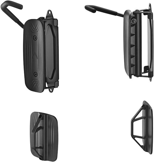 Monoprice On-Wall Rotating Vertical Bike Rack with Wall Mounted Rear Tire Stop Tray, 66 lbs Capacity, Bike Storage, Bike Hangers, for Road, Hybrid...
