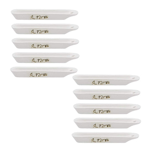 uxcell 45% Alumina Crucible Boat 1.8ml Sample Holder Furnaces 72x11x9mm 10pcs...