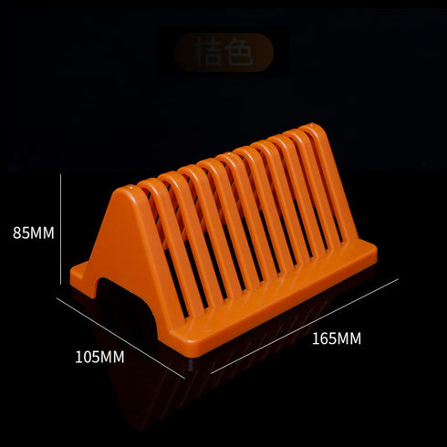 1 Piece Microscope Slides Staining Rack Glass Slide Drain Stands Triangle Glass Slide Drying Stand Laboratory Glass Slide Rack Holder Lab Sample S...