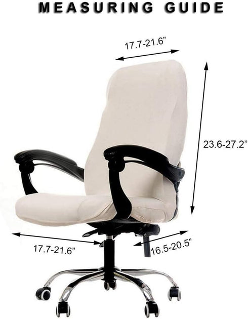 WOMACO Printed Office Chair Covers, Stretch Computer Chair Cover Universal Boss Chair Covers Modern Simplism Style High Back Chair Slipcover - Peo...