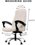 WOMACO Printed Office Chair Covers, Stretch Computer Chair Cover Universal Boss Chair Covers Modern Simplism Style High Back Chair Slipcover - Peo...
