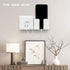 4PC Wall Mount Cell Phone Charging Holder, Black Adhesive Mobile Phone Wall Stand for Charger, Phone Holders for Shower Bed Wall......