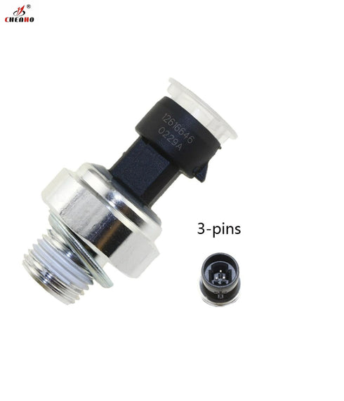 Engine Oil Pressure Sensor/Switch/Sending Unit with Screen Filter D1846A Compatible with Chevrolet Chevy Silverado GMC Sierra Buick Lacrosse Cadil...
