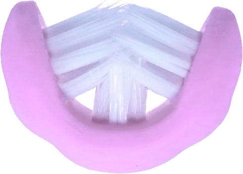 3 Sided Autism Toothbrush Three Bristles for Special Needs Adult Soft Bristles Soft and Gentle for Complete Tooth and Gum Care (PINK 1PCS)...