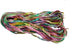 Recycled Sari Silk Ribbon, 30 Yards, 50 Grams - for Knitting, Weaving & Crochet (Multicolor Tie-Dye)......