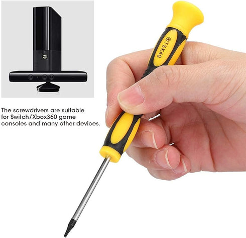 Repair Tool Kit for PS4, Mini 8 in 1 Multifunction PS4 Game Machine Disassembly Precision Screwdriver Set for Switch Game Consoles with 1 x T10H 1...