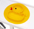 Linowos Silicone Divided Toddler Plates, Portable Non Slip Suction Plates for Children Babies and Kids BPA Free Baby Dinner Plate (Duck-Yellow) 1...