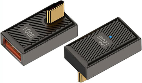 2 Pack Type C Male to USB 3.0 A Female Charger Converter ?10Gbps USB 3.1 Type C to USB A OTG 120W Fast Charging Compatible for Laptop, Mobile Phon...