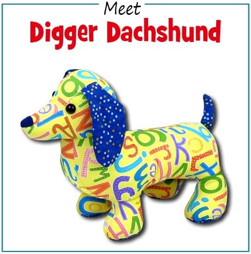 FUNKY FRIENDS FACTORY Digger & Dixie Dachshund Pattern...