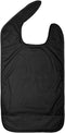 Betty Dain Adult Bib, Washable, Waterproof Clothing Protector with Crumb Catcher, Black...