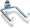 Triton Products Double Rod Pegboard Hooks, 2 3/4", Silver, 10 Pack...