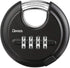 DAYGOS Combination Disc Padlocks for Outdoor - Heavy Duty 4 Digit Code Lock, Combo Discus Lock for Storage Unit,Gate,Fence,Traile(3/8-in Shackle,1...