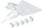 Chef Craft Select Plastic 6-Tip Cake Decorating Kit, 6 piece set, White...