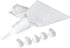 Chef Craft Select Plastic 6-Tip Cake Decorating Kit, 6 piece set, White...