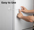 Refrigerator Lock Strong Adhesive Combination Fridge Door Lock with Code, Child Proof Freezer Cooler Door Lock, Child Baby Safety File Drawer Lock...