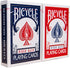 Bicycle Rider Back Playing Cards, Standard Index, Poker Cards, Premium Playing Cards, Red & Blue, 2 Count (Pack of 1)...