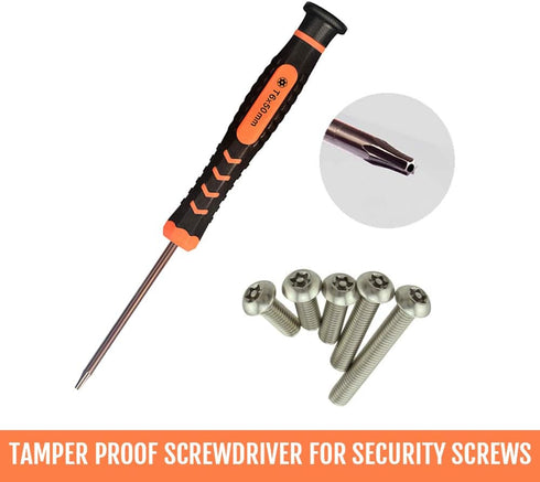 T6 Torx Security Screwdriver, TECKMAN Torx T6H Screwdriver for Apple Mac Mini, Oakley Juliet Sunglasses,Xbox Controller Mainboard,Pocket Knife and...