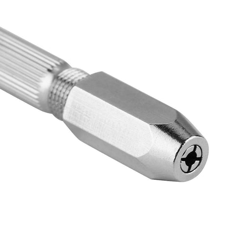 0-3mm Double End Hand Drill, Mini Micro Manual Gimlet Double End Pin Vice Drill Hand Drilling Tool for Drilling Wood,...