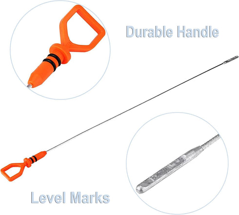 15650RCAA02 Engine Oil Dipstick Level Dip Stick Fit for Honda Accord Crosstour Odyssey Pilot Ridgeline Acura RDX MDX RL TL TSX ZDX...