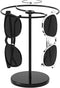 360° Rotating Sunglasses Organizer Stand, Eyewear Display Holder Stand, Eyeglasses Stand Rack for Nightstand Desk Bedroom or Shop Selling (Black)...