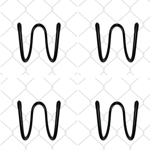 4 Pack Chain Link Fence Hangers, (Upgraded) Fence Hooks - Hanging More Pool Equipment - to Hold Poles,Pool Brush,Leaf Rakes,nets,Hoses,Pool Vacuum...