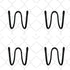 4 Pack Chain Link Fence Hangers, (Upgraded) Fence Hooks - Hanging More Pool Equipment - to Hold Poles,Pool Brush,Leaf Rakes,nets,Hoses,Pool Vacuum...