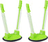 Adjustable Baggy Rack, No-hands Food Storage Holders For Food Prep Bag, plastic Freezer Bag, Clip-Ideal Kitchen Gadget (Green, 2pcs)...